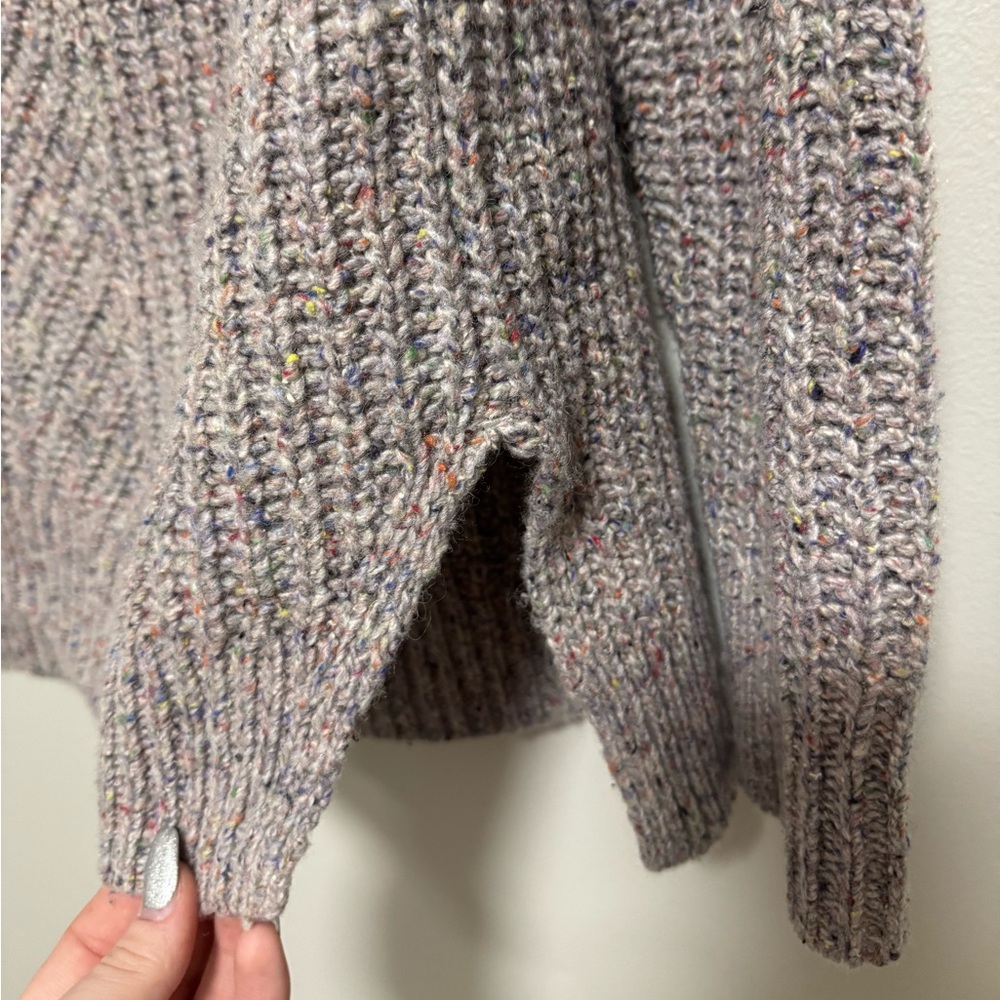 Women’s Madewell Colorfleck Ribbed Turtleneck Sweater - Picture 11 of 12